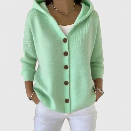 Willowbrook | Button-Up Hooded Cardigan