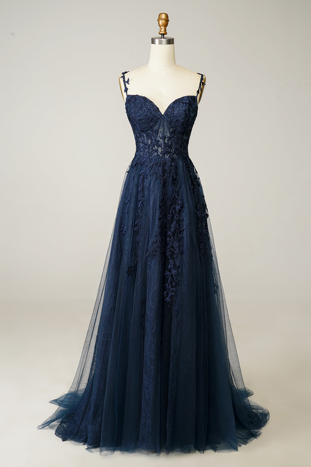 Naomi | A-Line Evening Gown With Appliqués