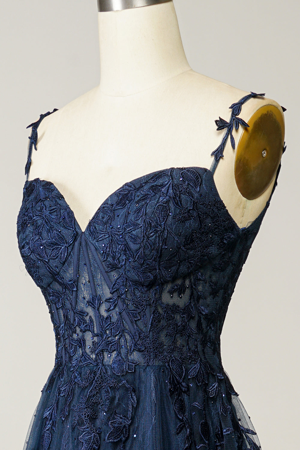 Naomi | A-Line Evening Gown With Appliqués