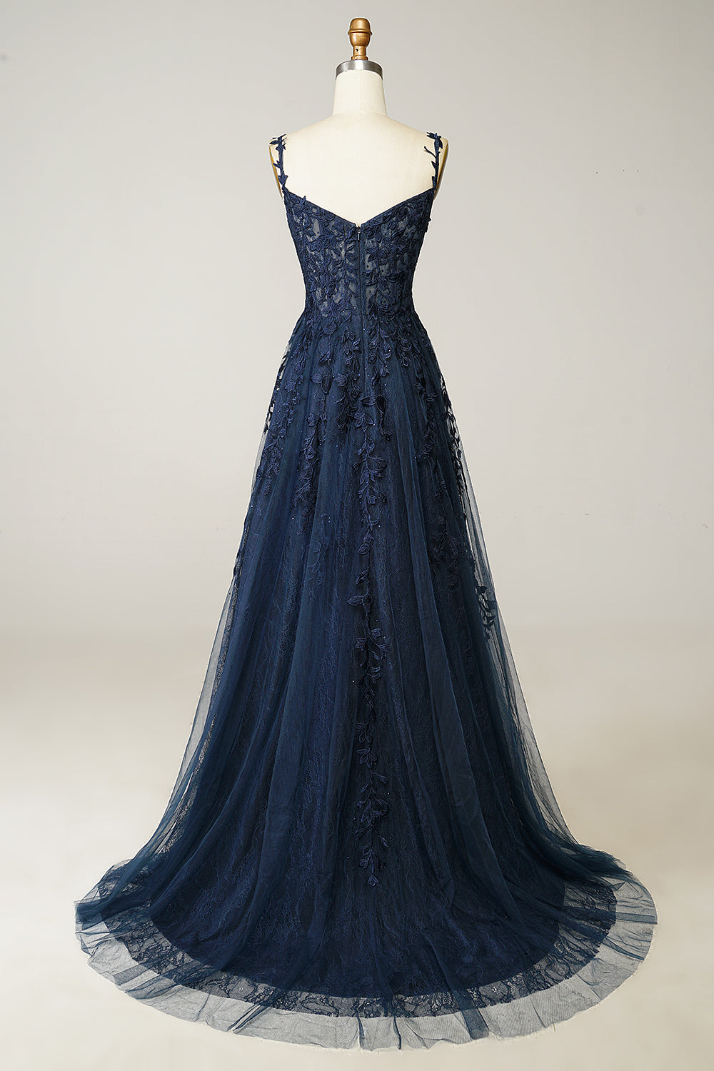 Naomi | A-Line Evening Gown With Appliqués