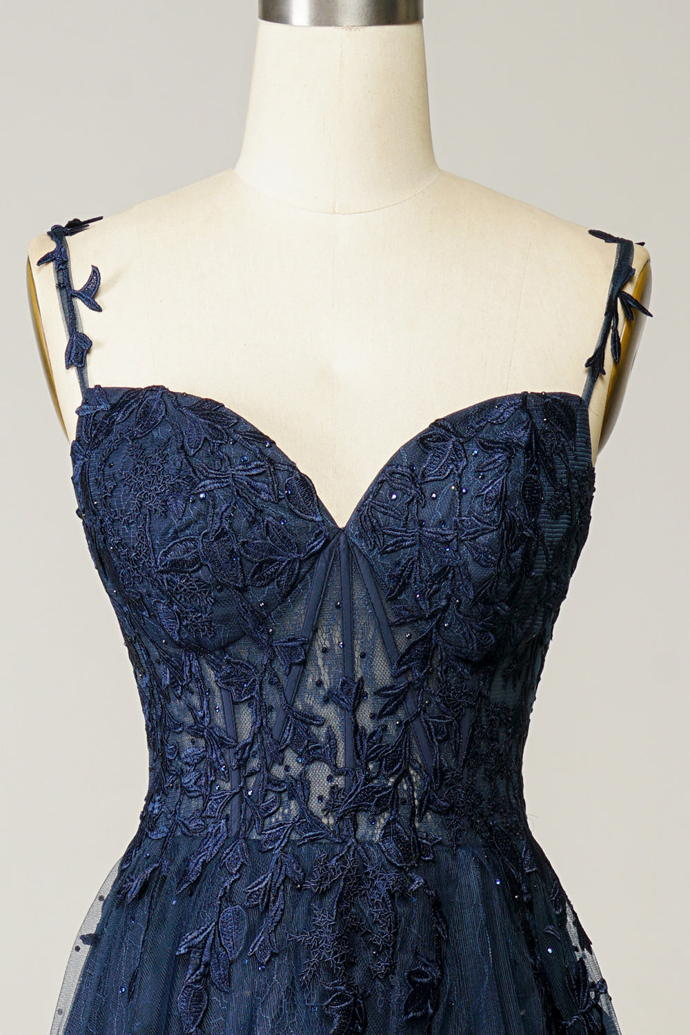 Naomi | A-Line Evening Gown With Appliqués