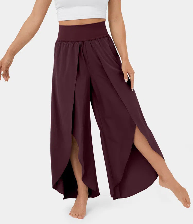 Esther | High-Waist Split Wide-Leg Pants