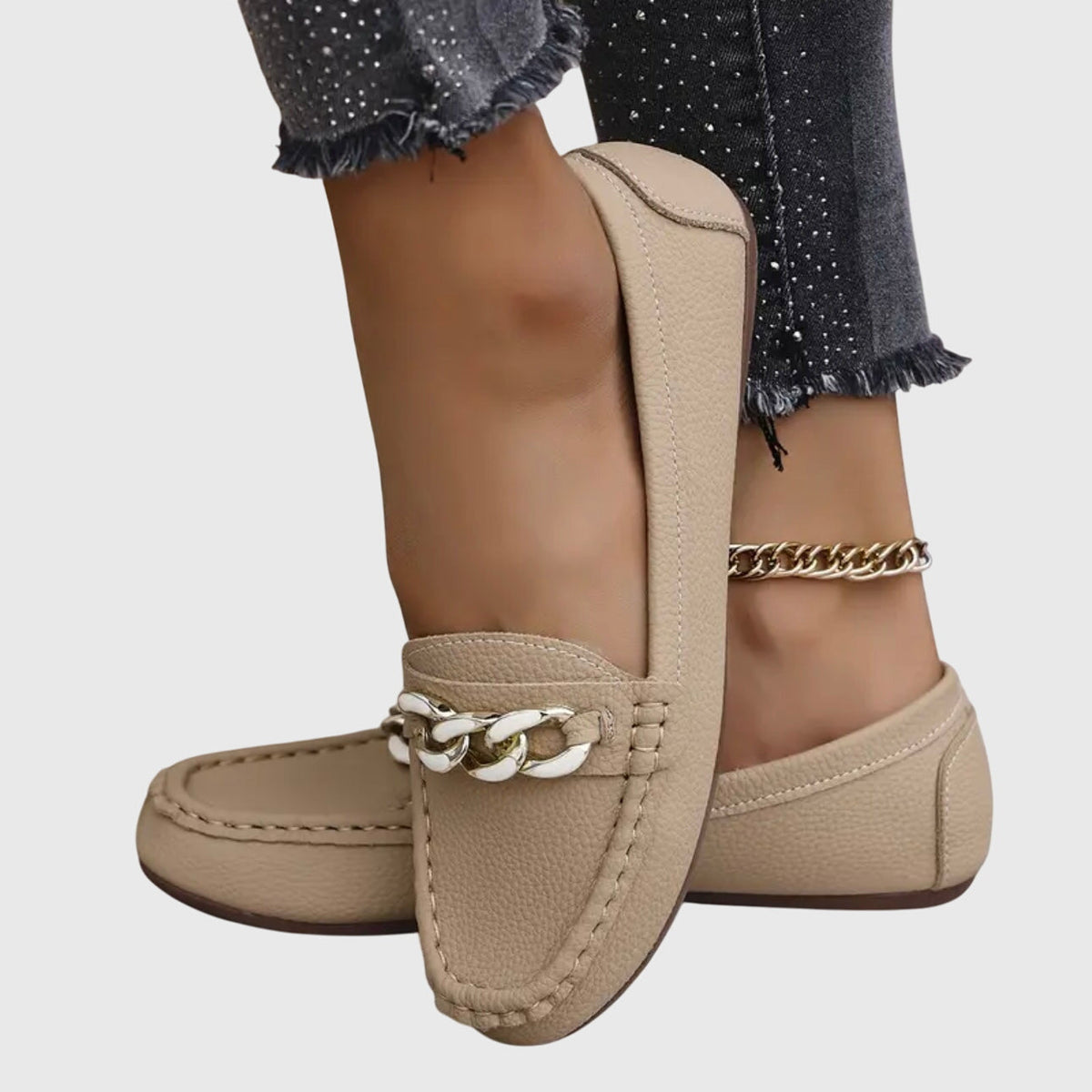 Alys | Chain-Detail Loafers With Cushioned Insole