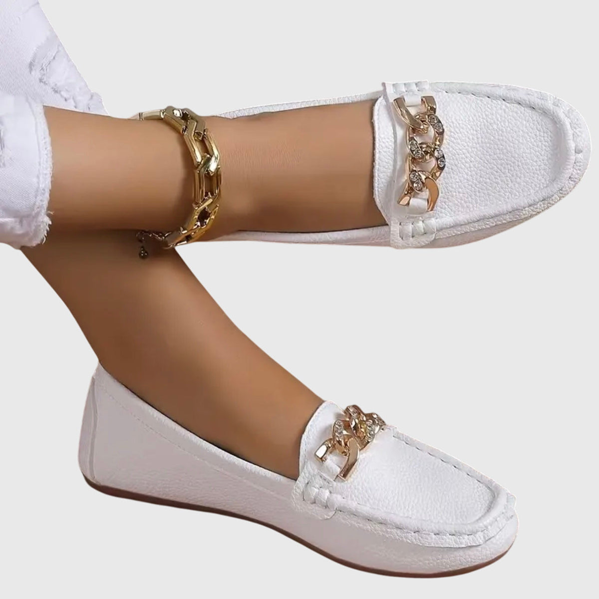 Alys | Chain-Detail Loafers With Cushioned Insole