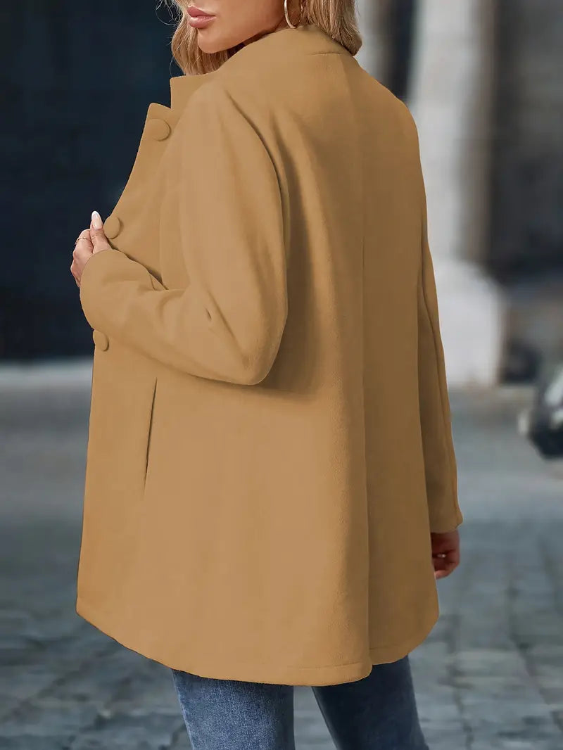 Bernadette | Tailored Longline Jacket With Stand Collar