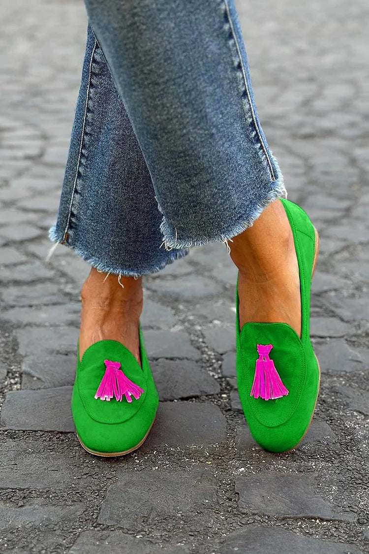 Bexley — Round-Toe Tassel Loafers