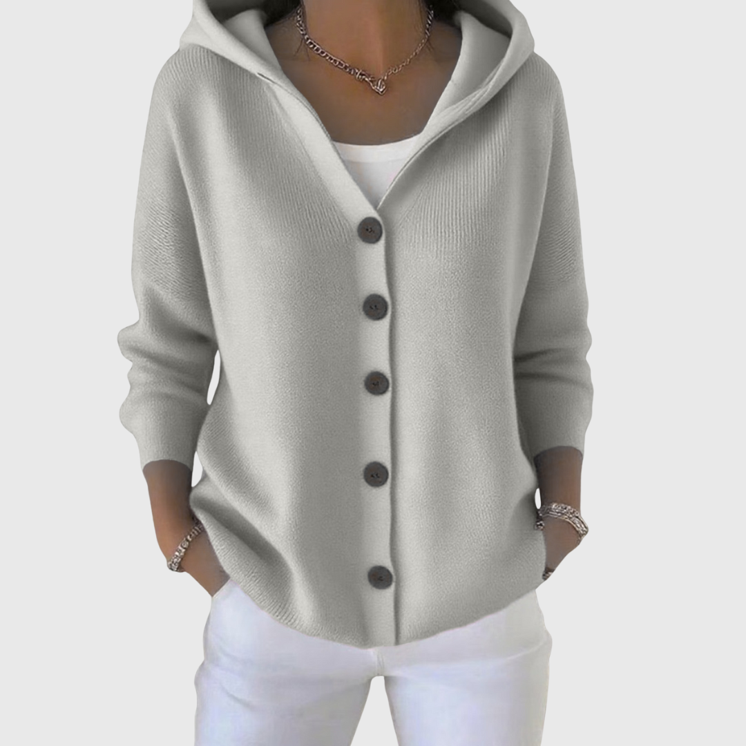 Willowbrook — Button-Up Hooded Cardigan