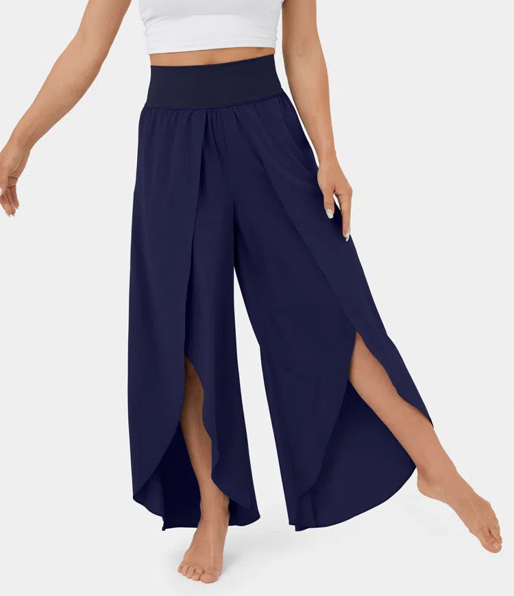 Esther | High-Waist Split Wide-Leg Pants