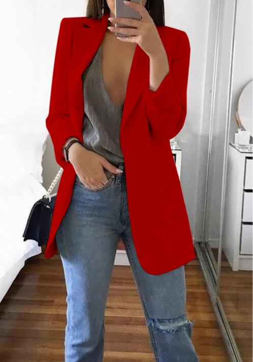 Monica | Tailored Open-Front Blazer