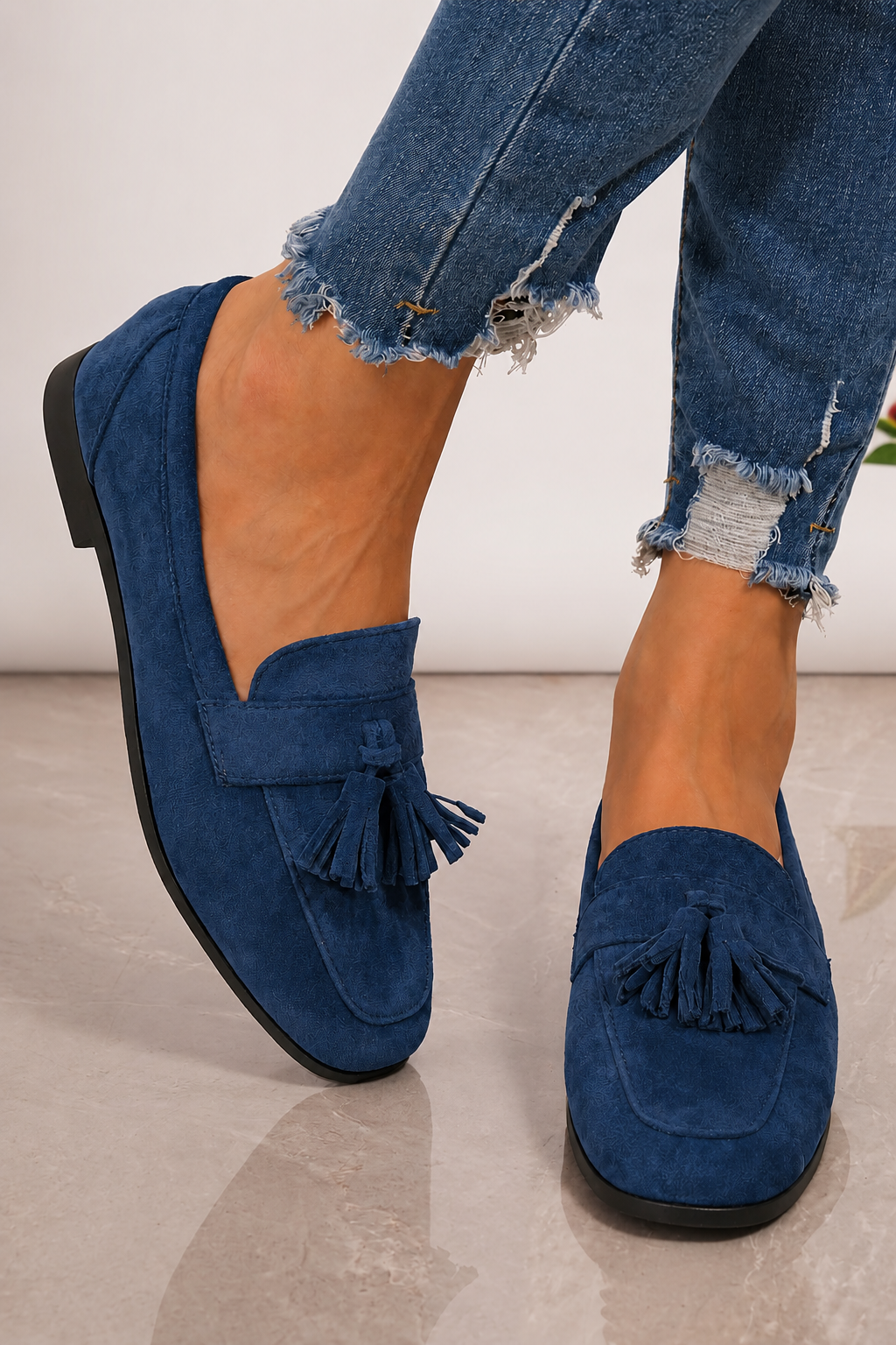 Madison | Tassel Loafers With Low Heel