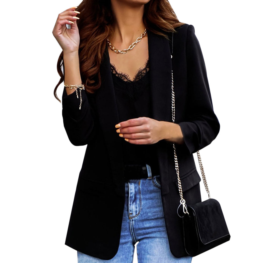 Millie | Single-Button Blazer With Notched Lapels