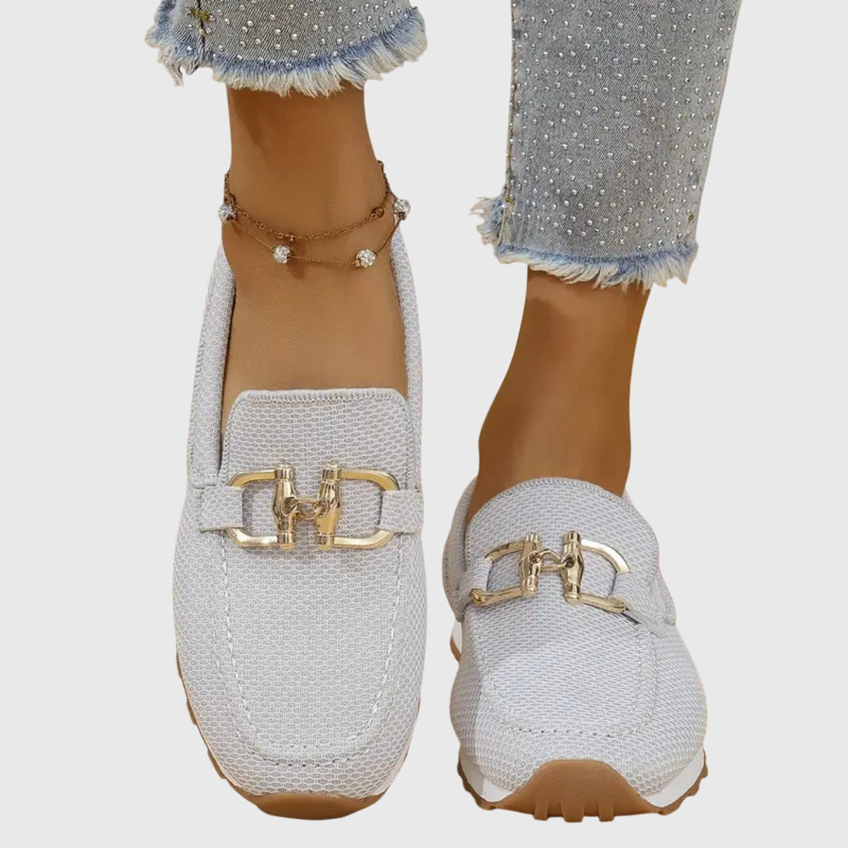 Audrey | Slip-On Sneakers With Buckle Detail