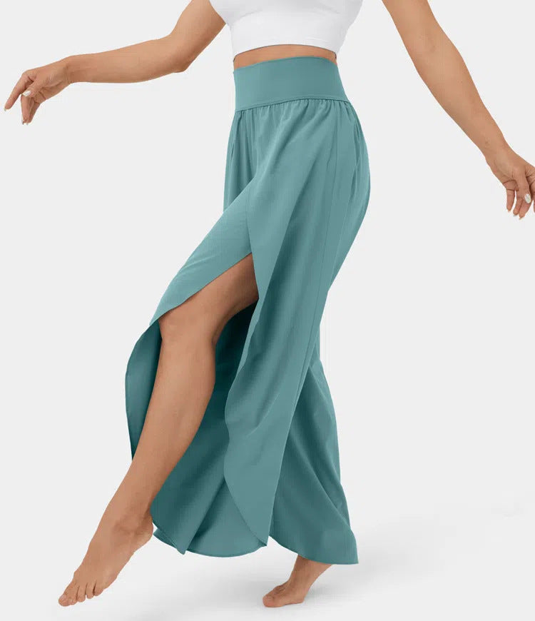 Esther | High-Waist Split Wide-Leg Pants