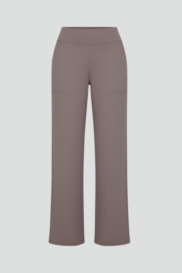 Emilia | High-Waisted Wide-Leg Pants With Pockets