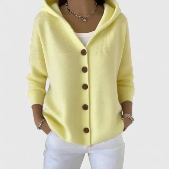 Willowbrook — Button-Up Hooded Cardigan