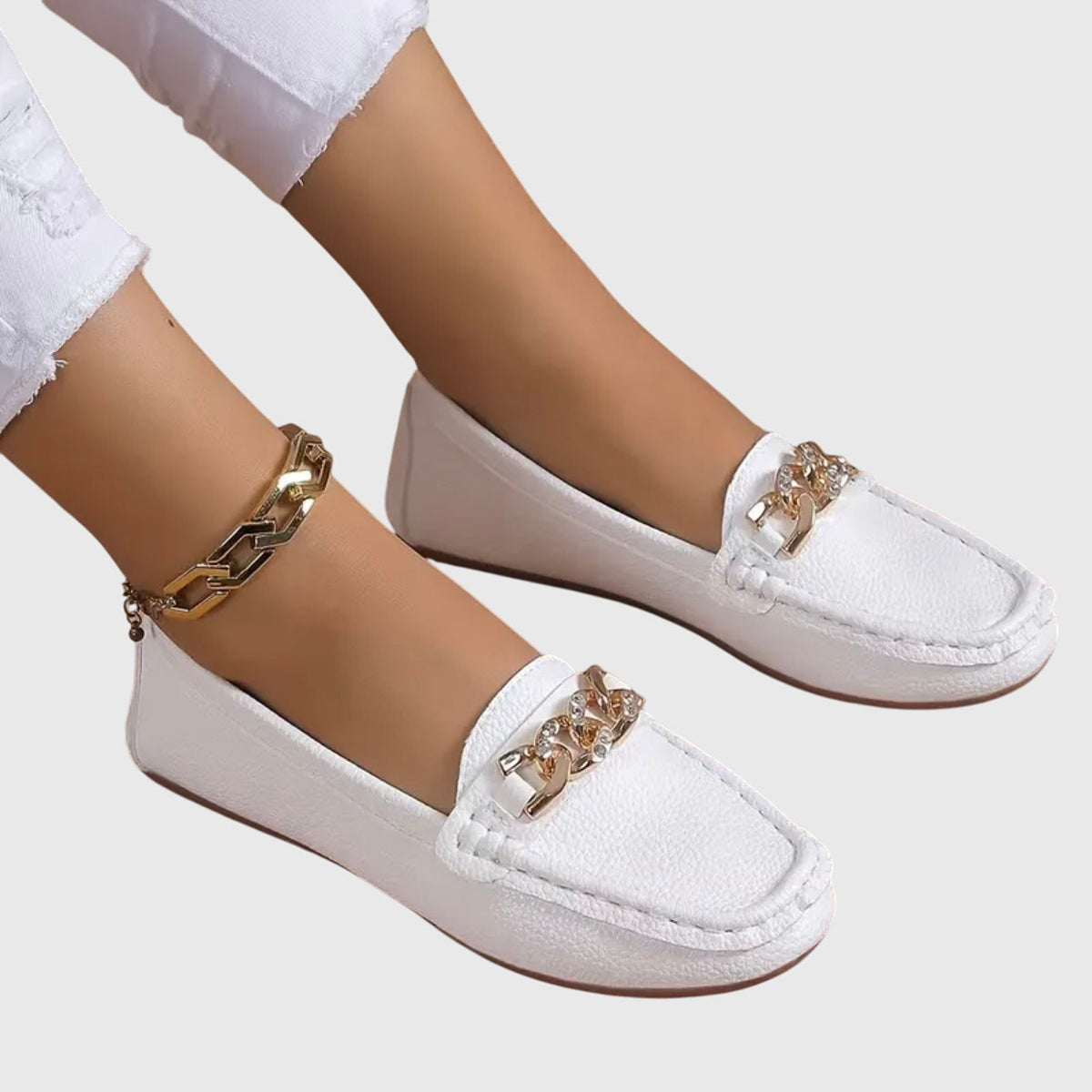 Alys | Chain-Detail Loafers With Cushioned Insole