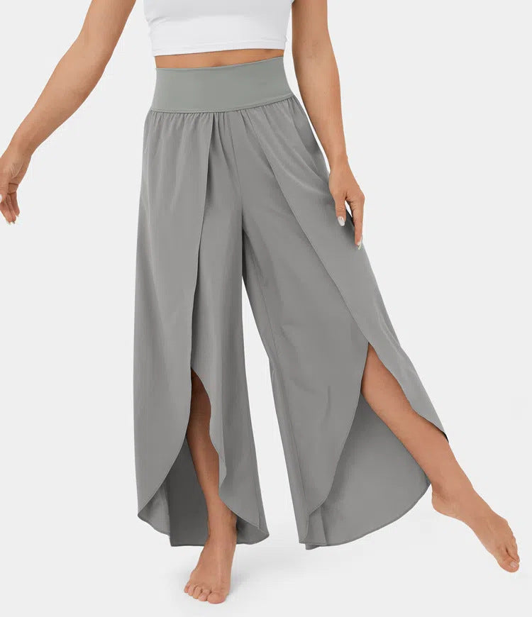 Esther | High-Waist Split Wide-Leg Pants
