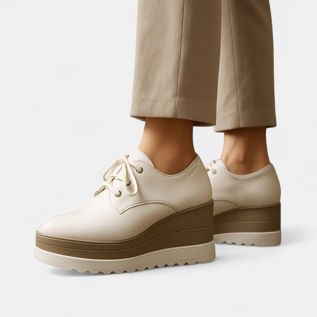Astrid | Lace-Up Platform Derby Shoes