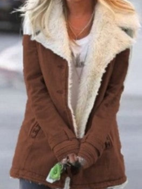 Bonnie | Warm Winter Jacket With Wide Collar