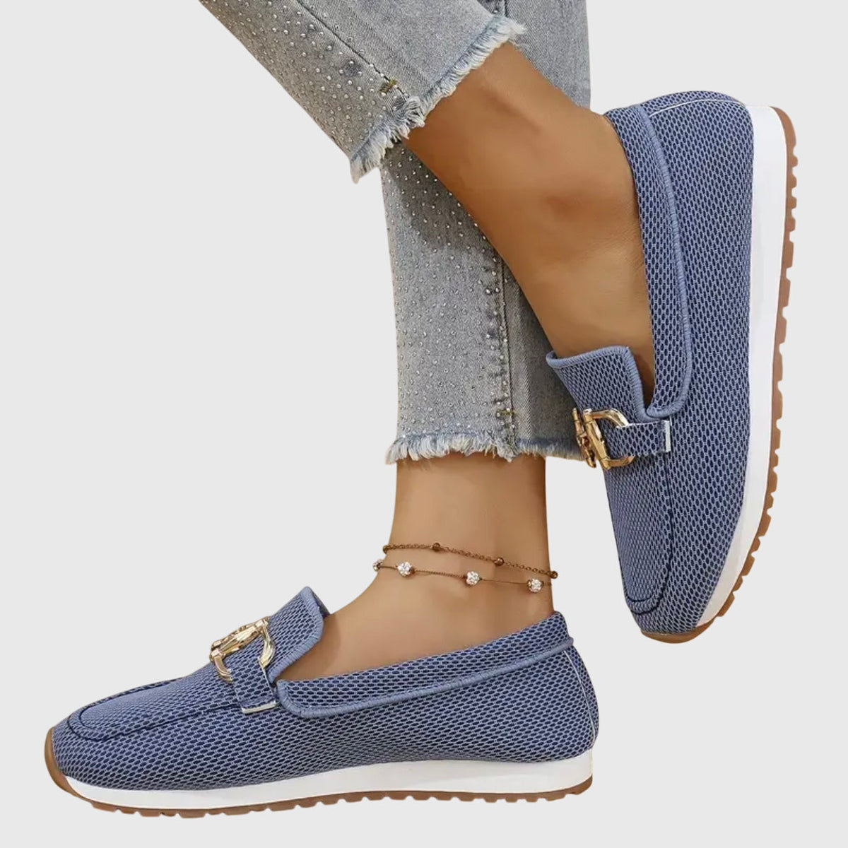Audrey | Slip-On Sneakers With Buckle Detail