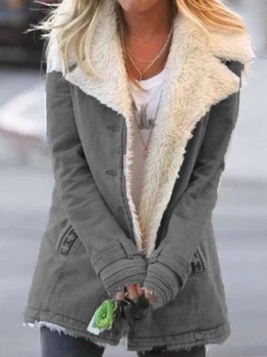Bonnie | Warm Winter Jacket With Wide Collar
