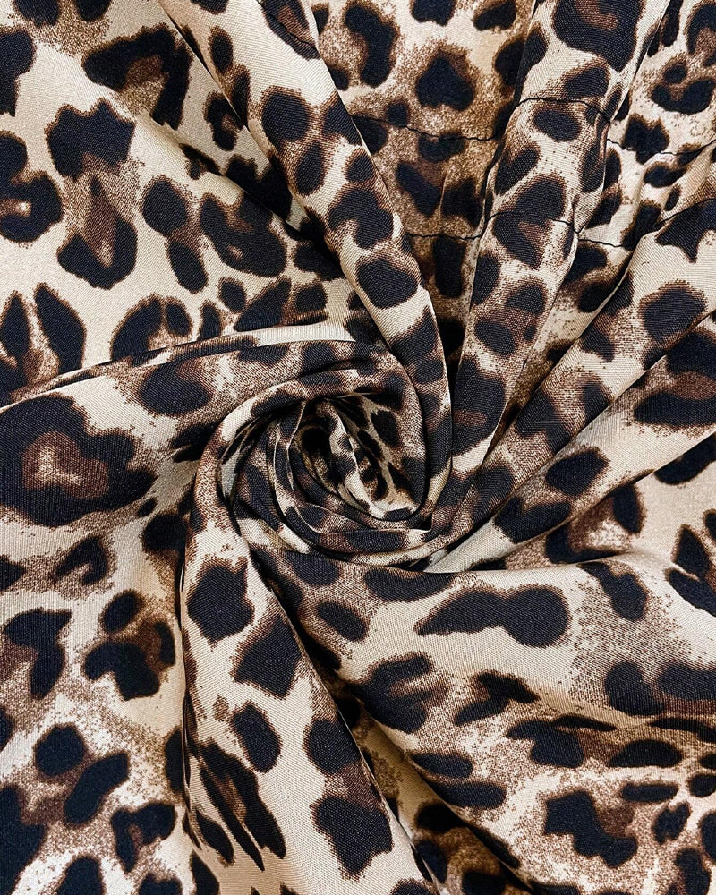 Lorelei | Reversible Hooded Coat With Leopard Print