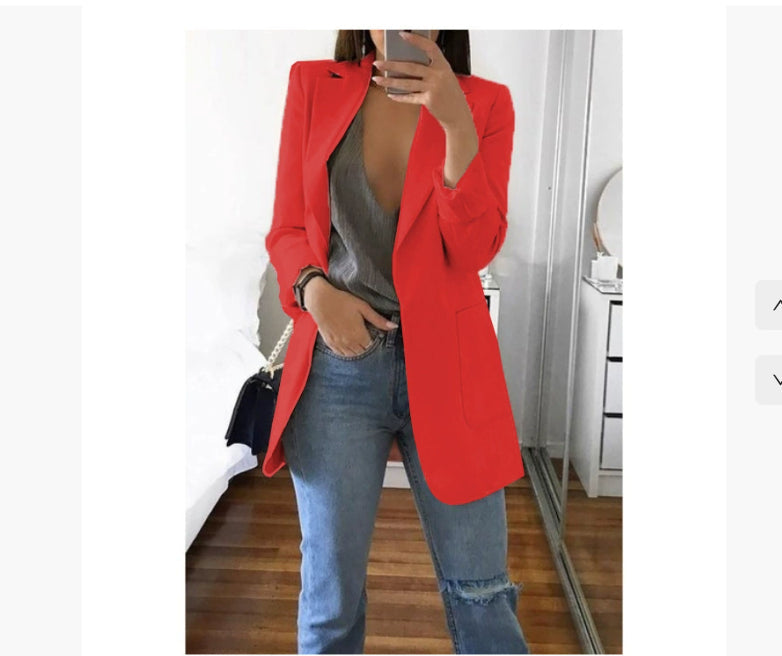 Monica | Tailored Open-Front Blazer