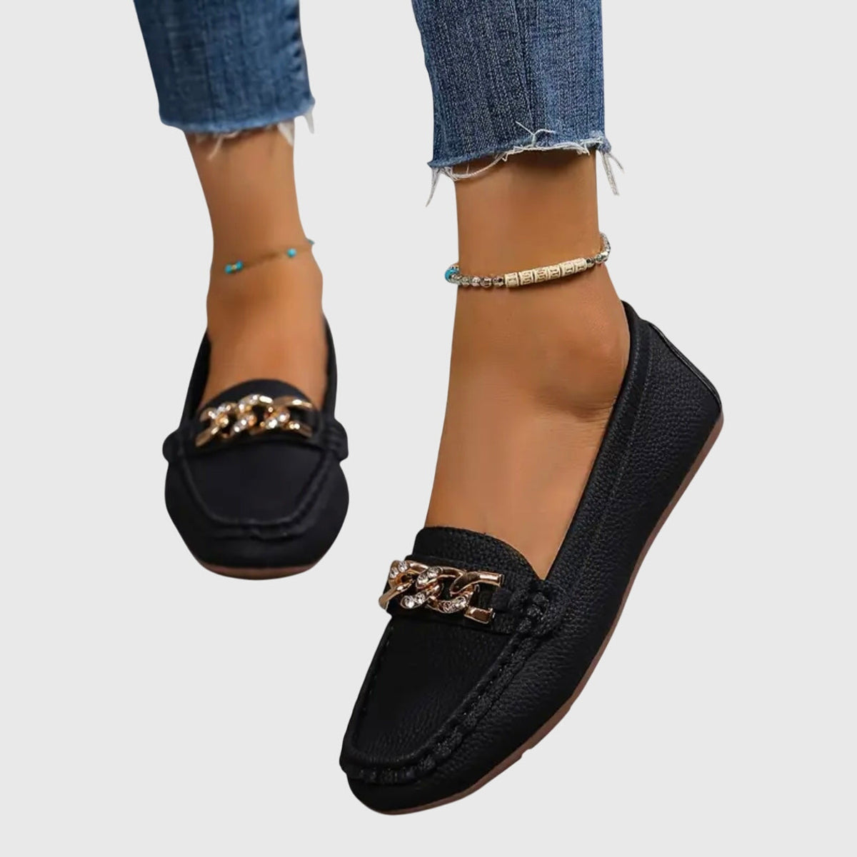 Alys | Chain-Detail Loafers With Cushioned Insole