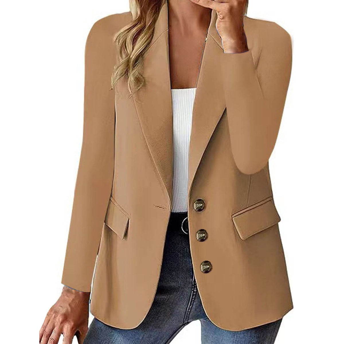 Michelle | Tailored Blazer With Flap Pockets