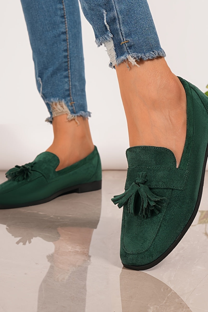 Madison | Tassel Loafers With Low Heel
