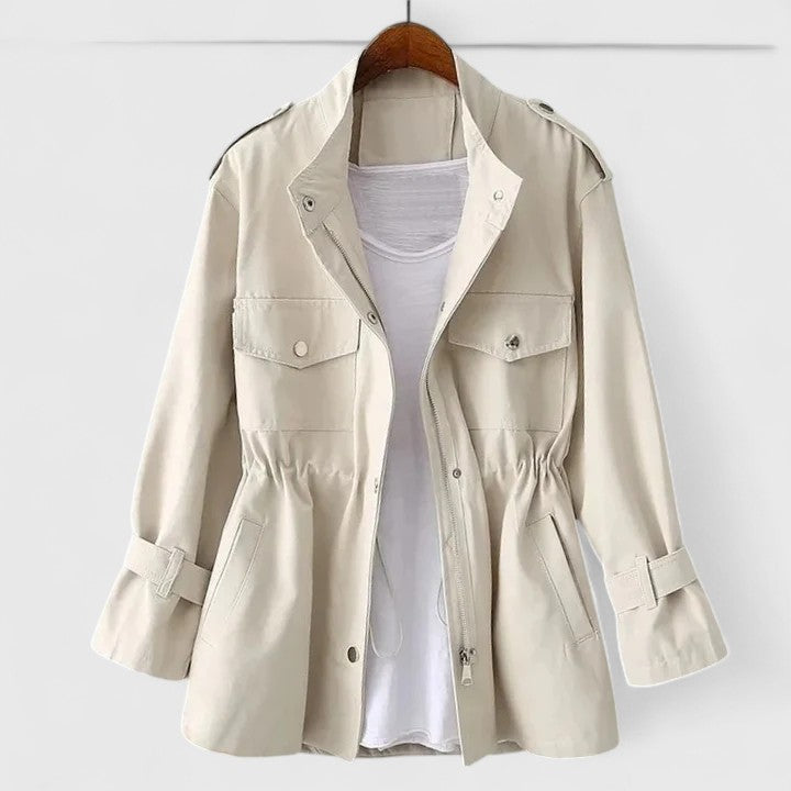 Bianca | Utility Jacket With Drawstring Waist
