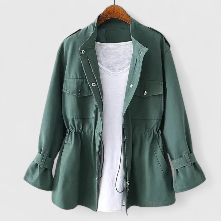 Bianca | Utility Jacket With Drawstring Waist