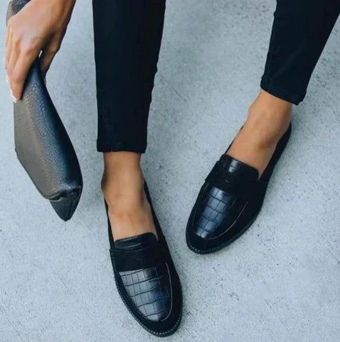Camden — Cushioned Leather-Look Loafers