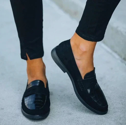 Camden — Cushioned Leather-Look Loafers