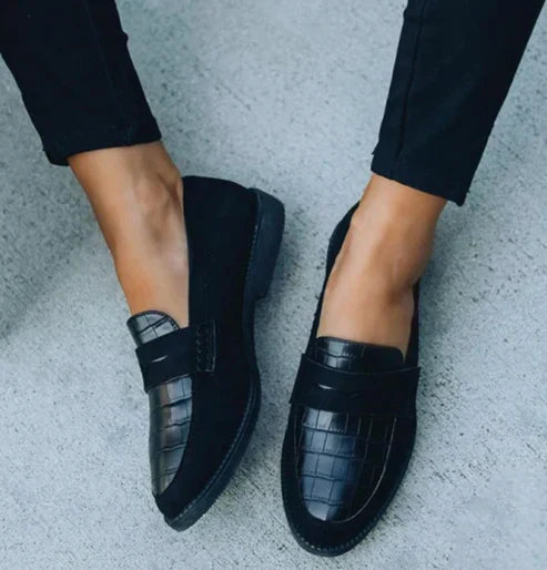 Camden — Cushioned Leather-Look Loafers
