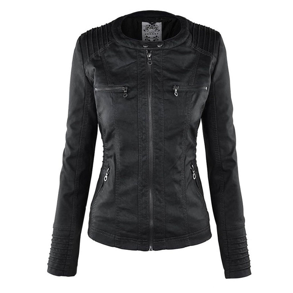Evangeline | Fitted Zip-Up Jacket With Hood