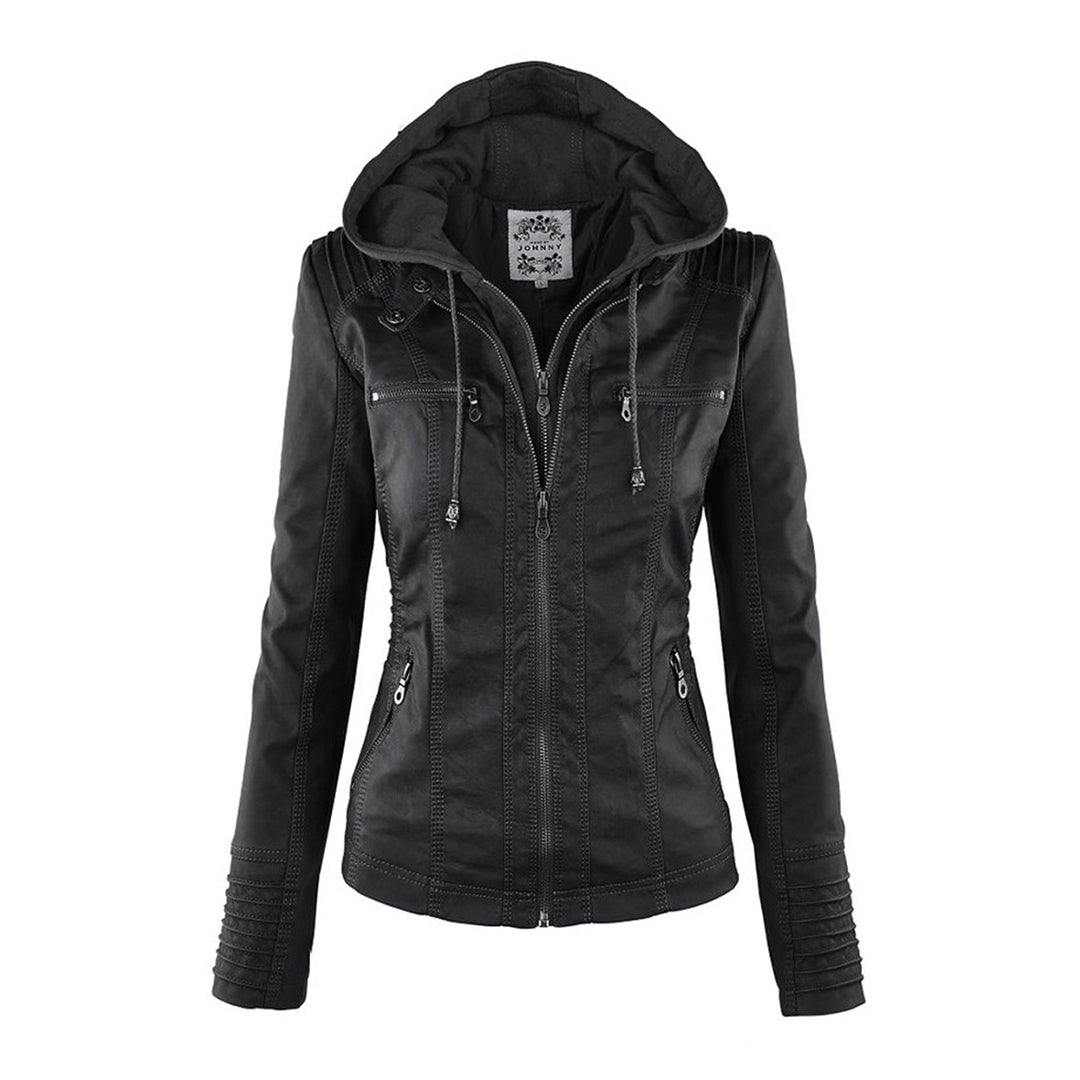 Evangeline | Fitted Zip-Up Jacket With Hood