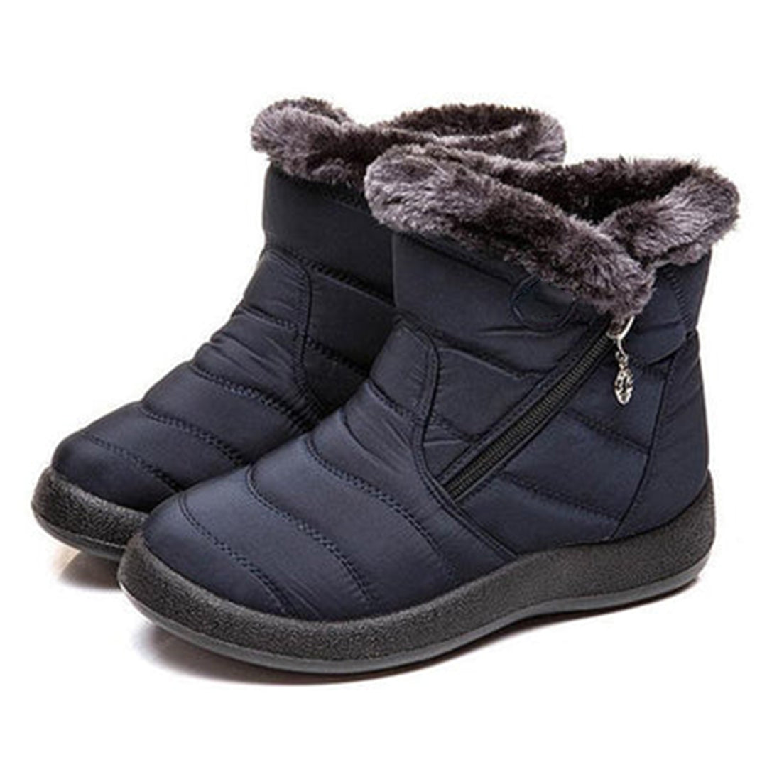 Paula | Faux Fur-Lined Snow Boots With Side Zip
