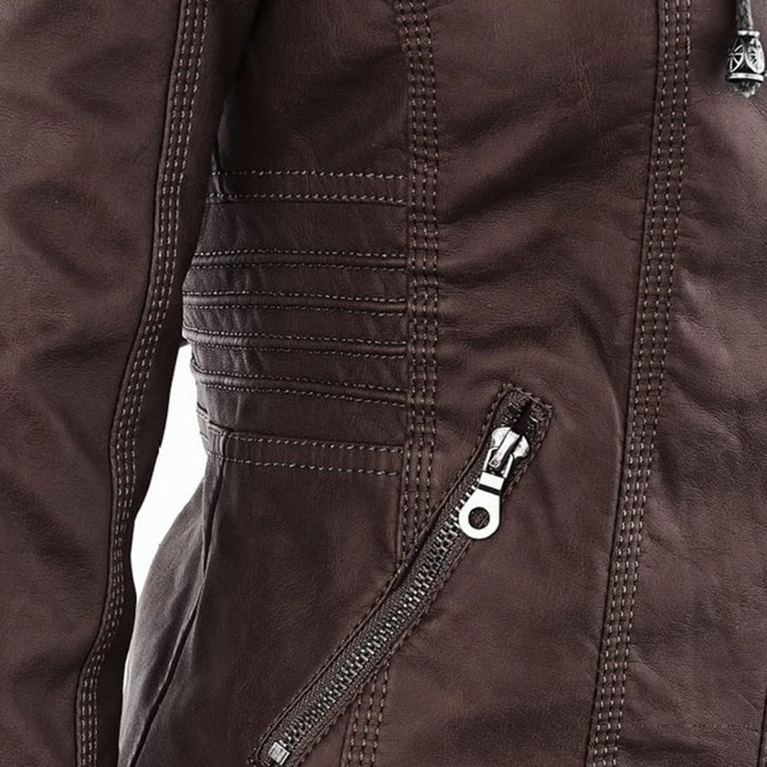 Evangeline | Fitted Zip-Up Jacket With Hood