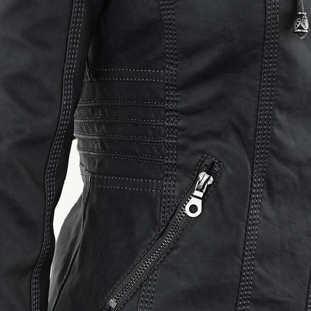 Evangeline | Fitted Zip-Up Jacket With Hood