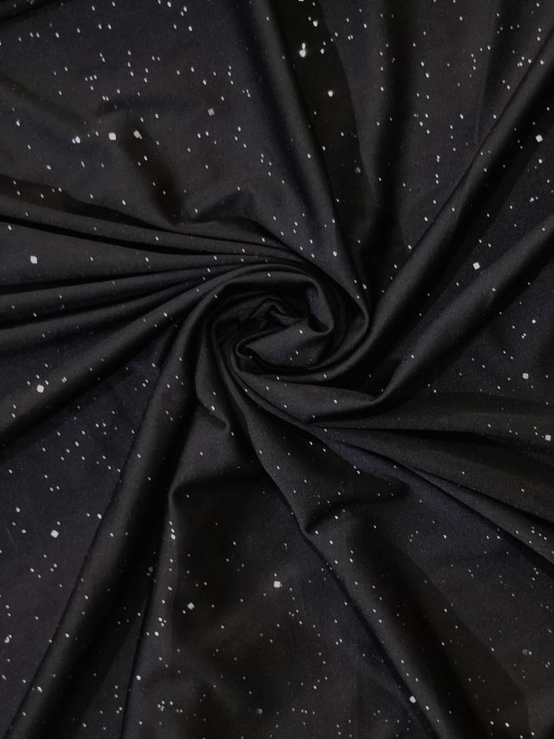 Denise | High-Waisted Glitter Flare Pants