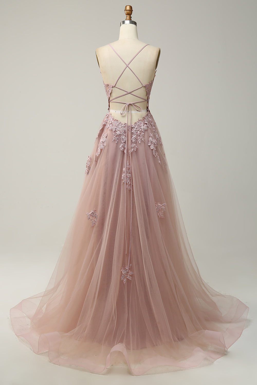 Molly | A-Line Gown With Lace-Up Back