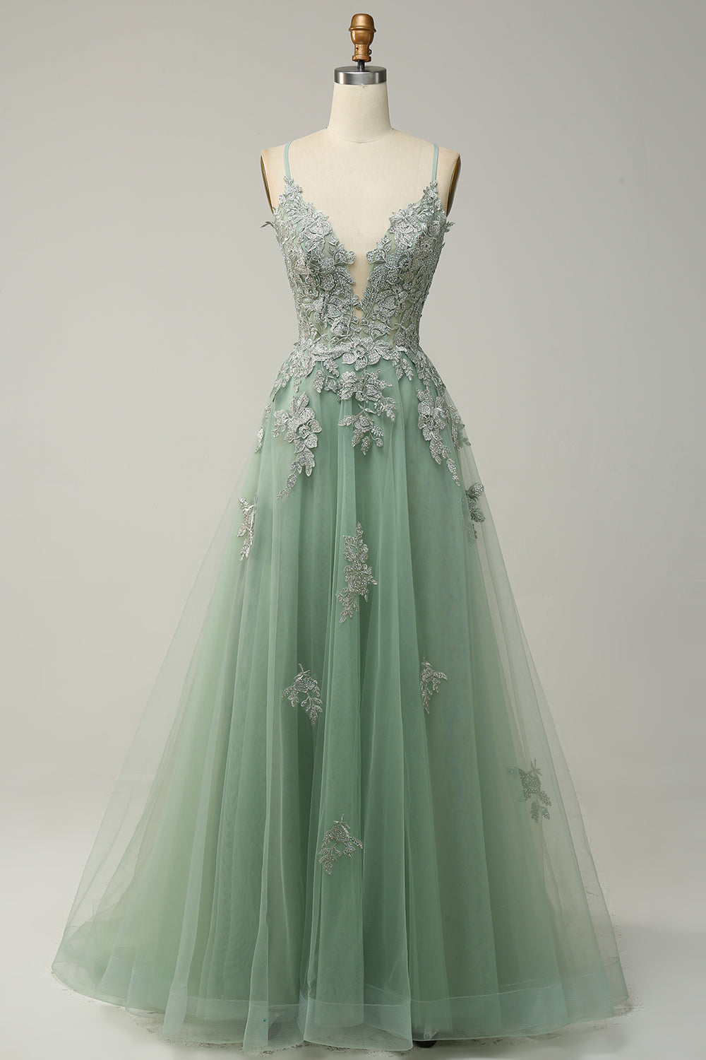 Molly | A-Line Gown With Lace-Up Back