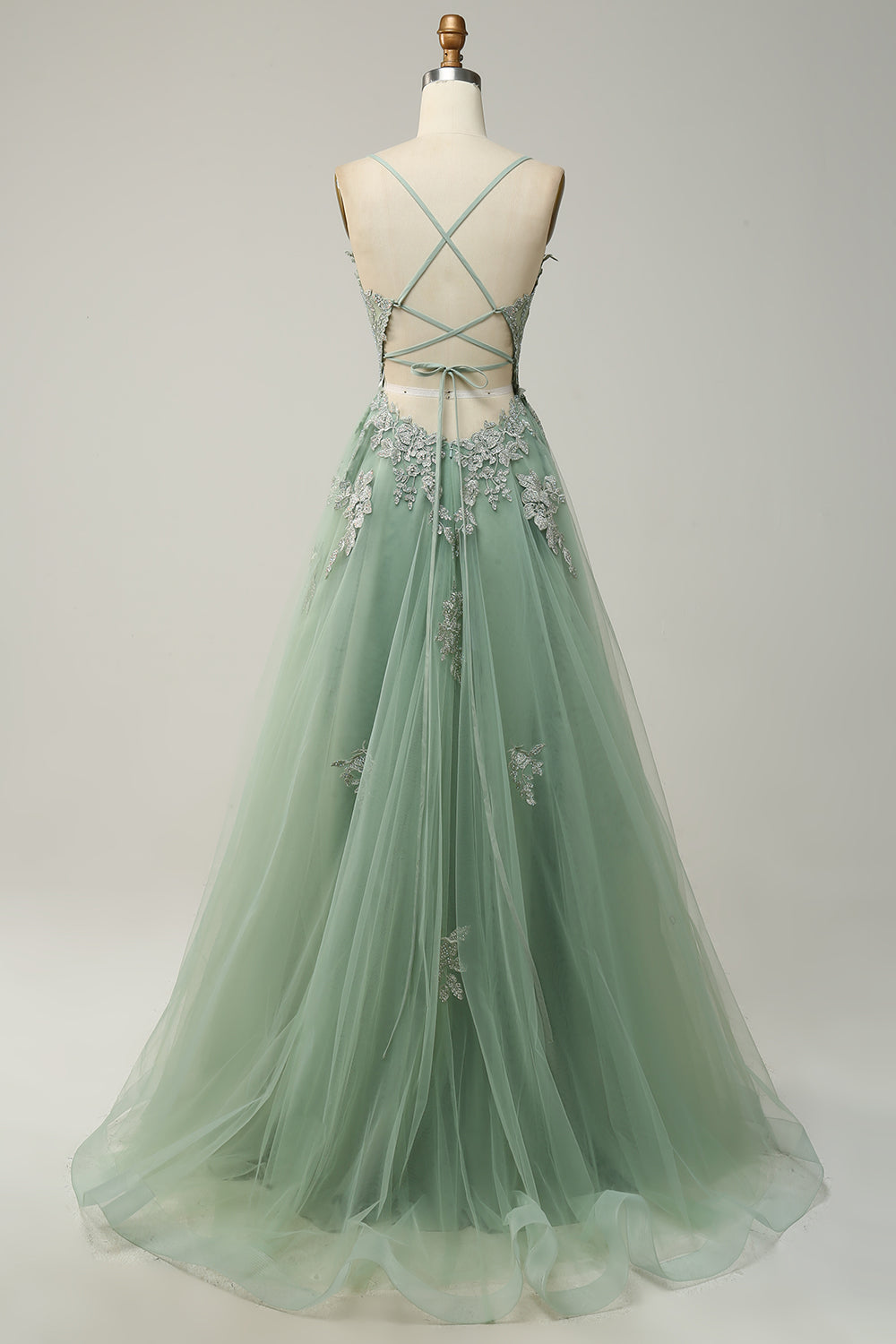 Molly | A-Line Gown With Lace-Up Back