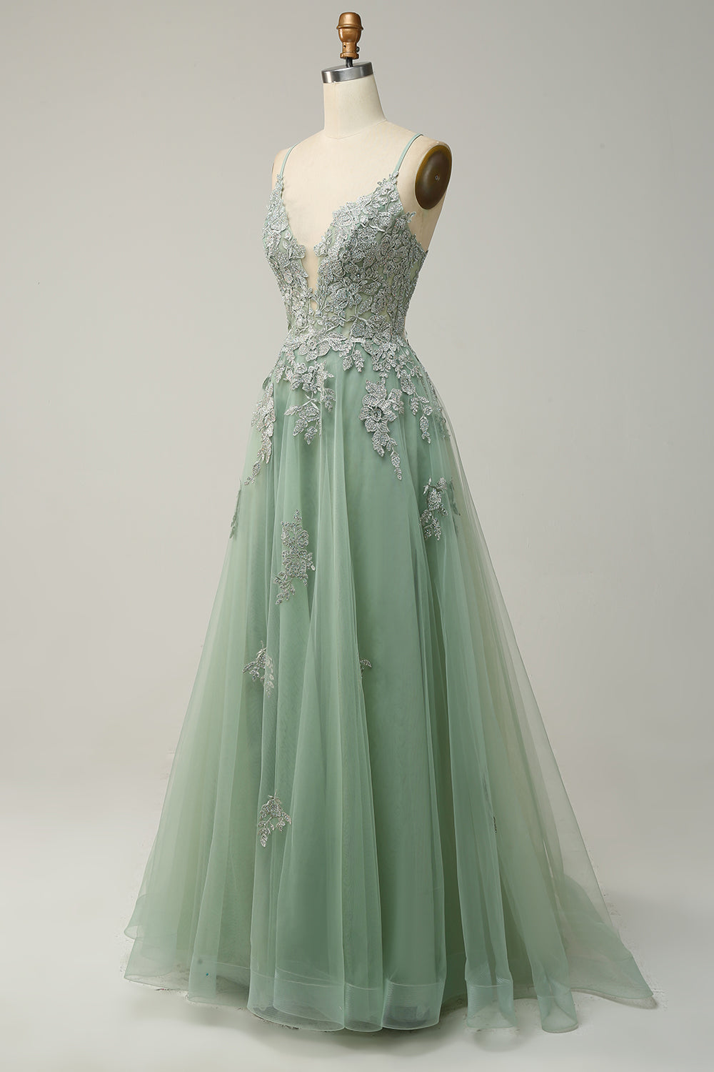 Molly | A-Line Gown With Lace-Up Back