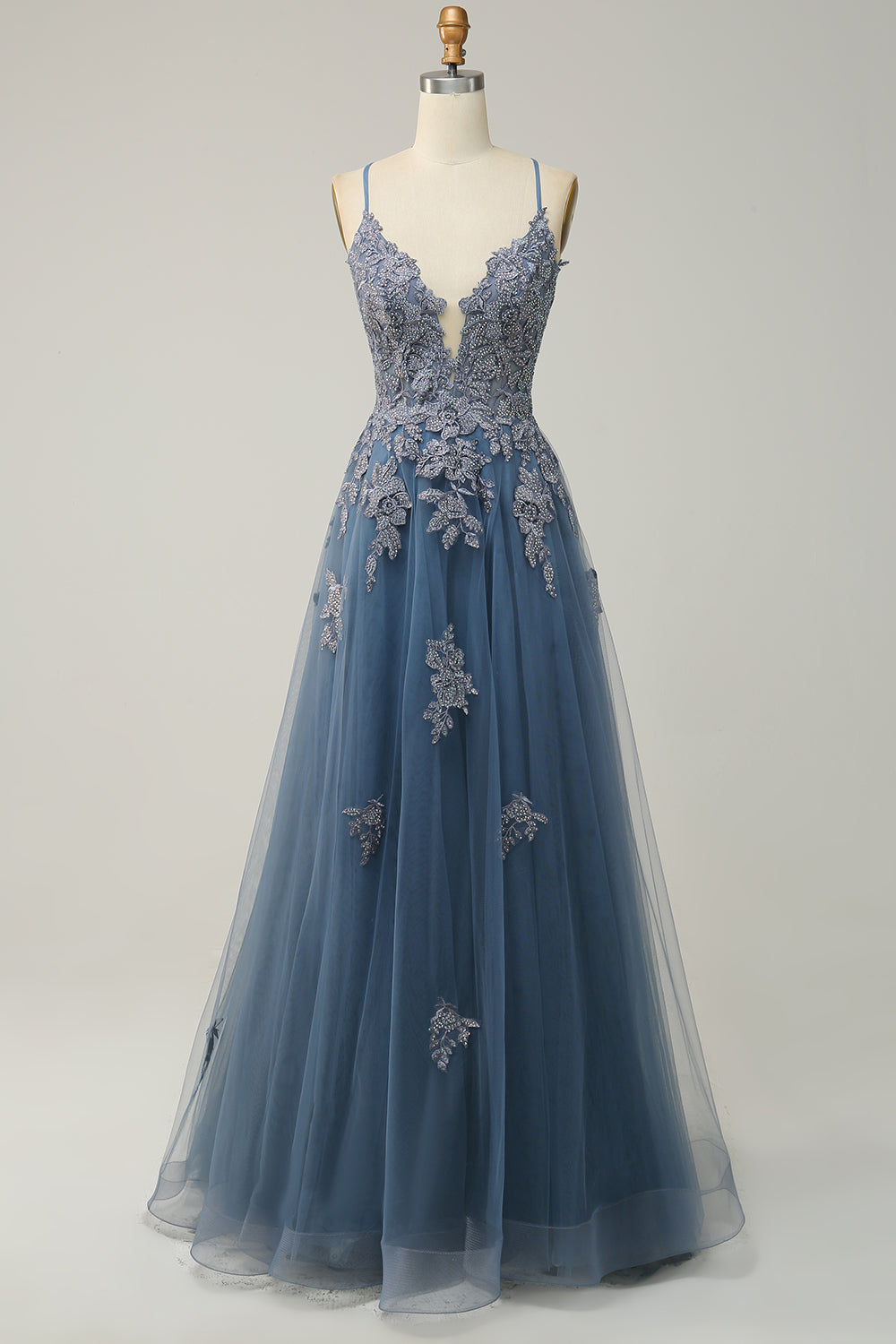 Molly | A-Line Gown With Lace-Up Back