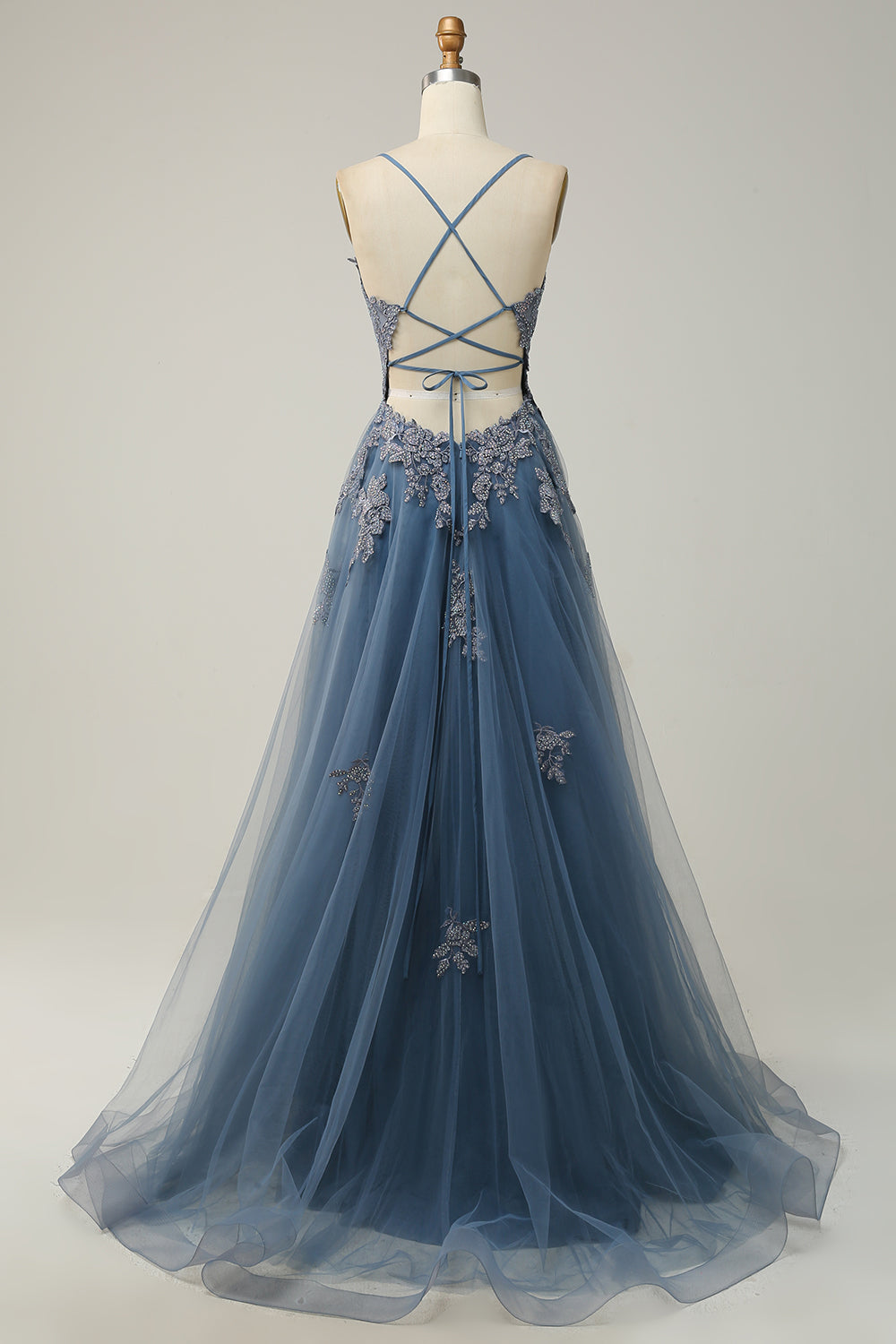 Molly | A-Line Gown With Lace-Up Back
