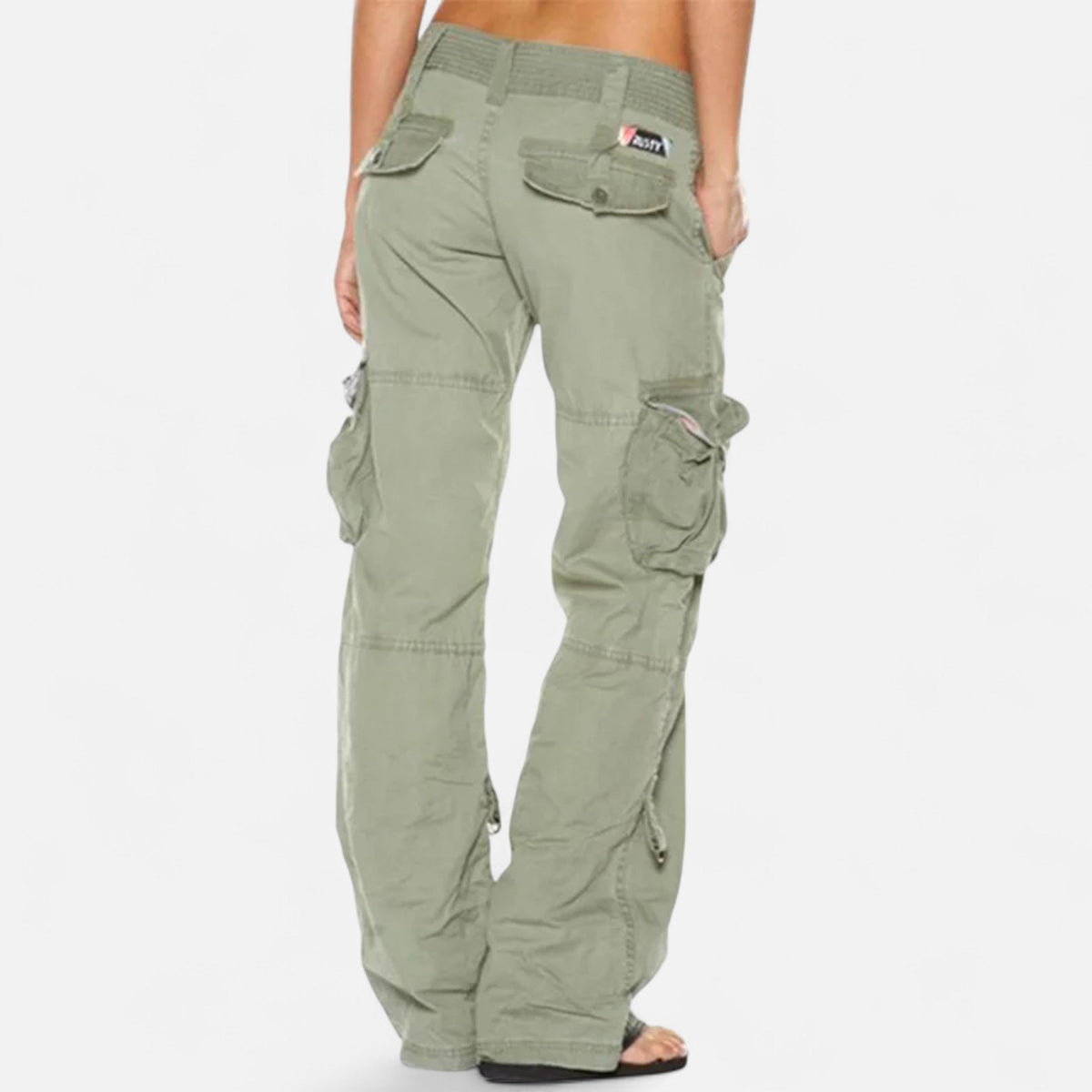 Alana | Straight-Leg Cargo Pants With Flap Pockets