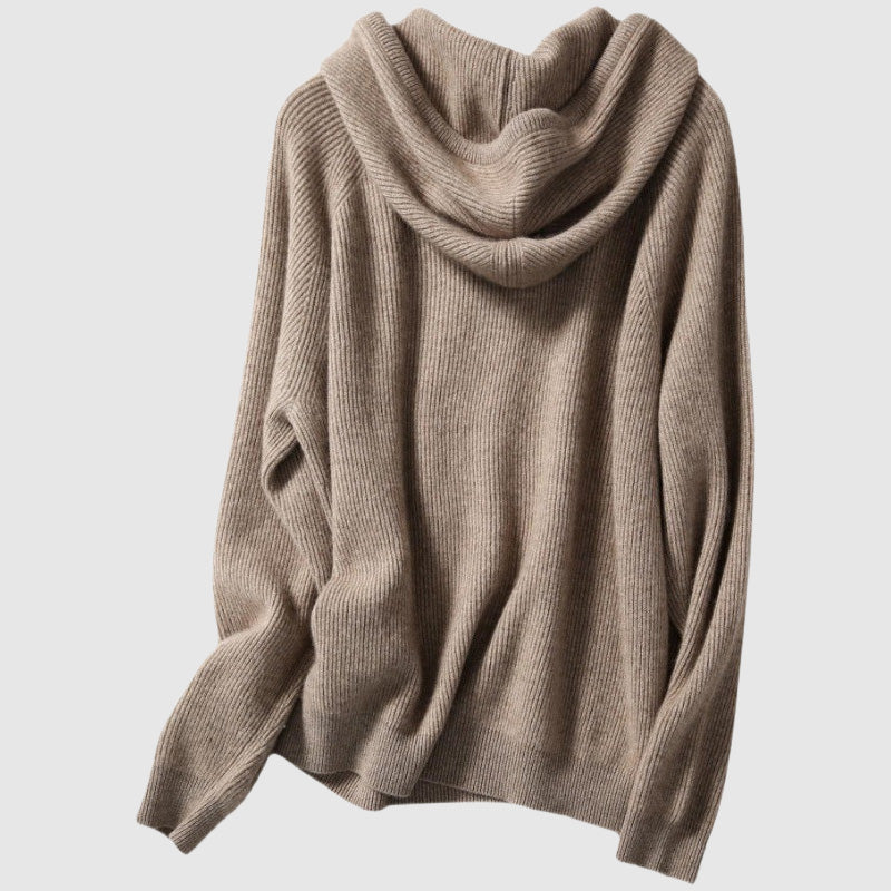 Tallulah | Cashmere Knit Hooded Sweater