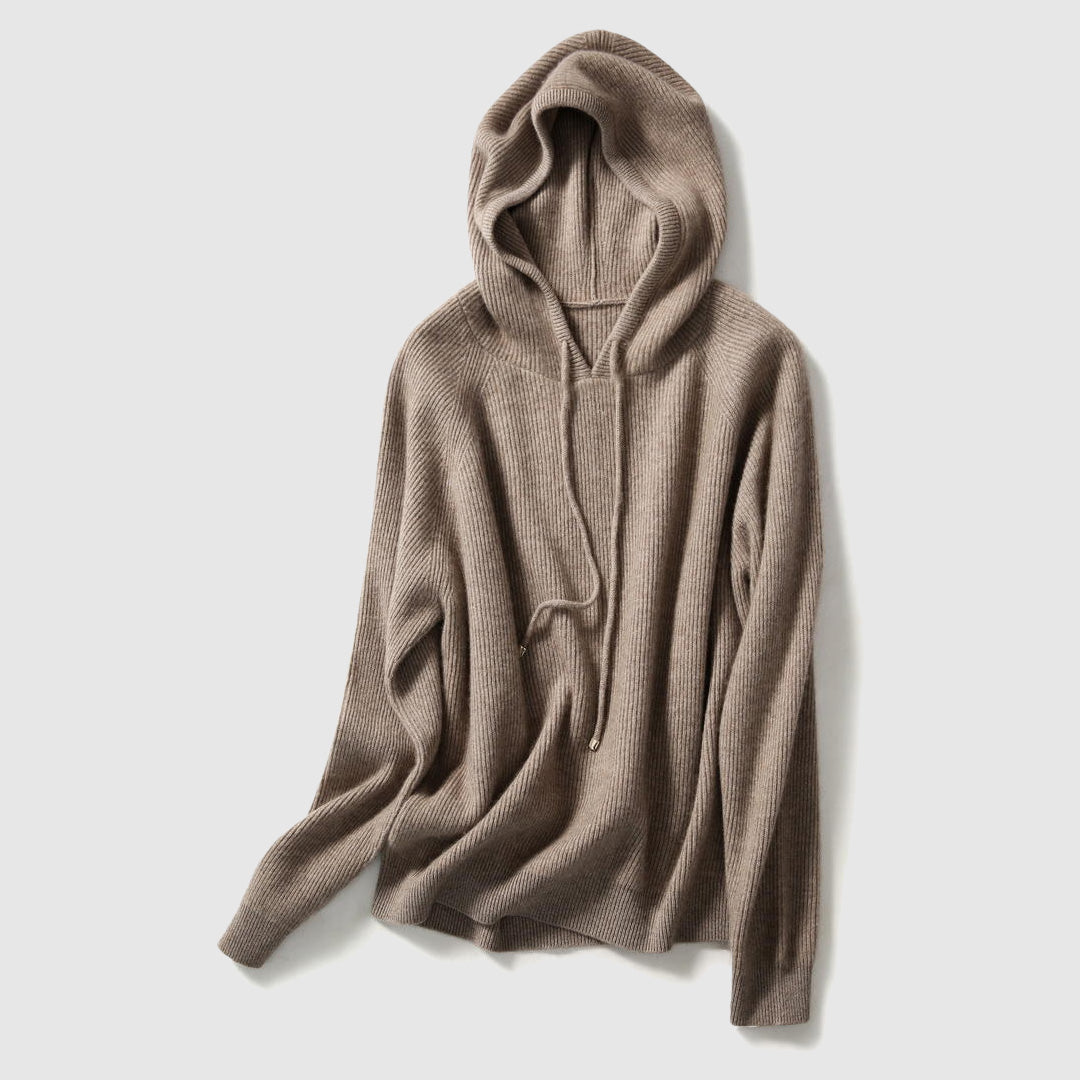 Tallulah | Cashmere Knit Hooded Sweater